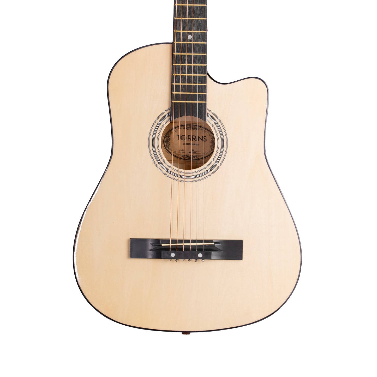 Torrins Beginner Series Acoustic Guitar: T38 - Beige | Glossy Finish