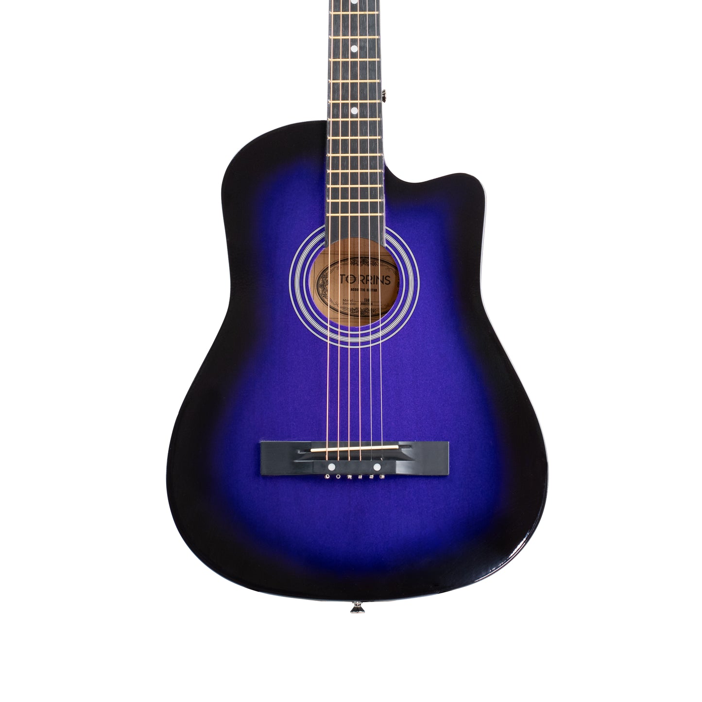 Torrins Beginner Series Acoustic Guitar: T38 -Violet | Glossy Finish