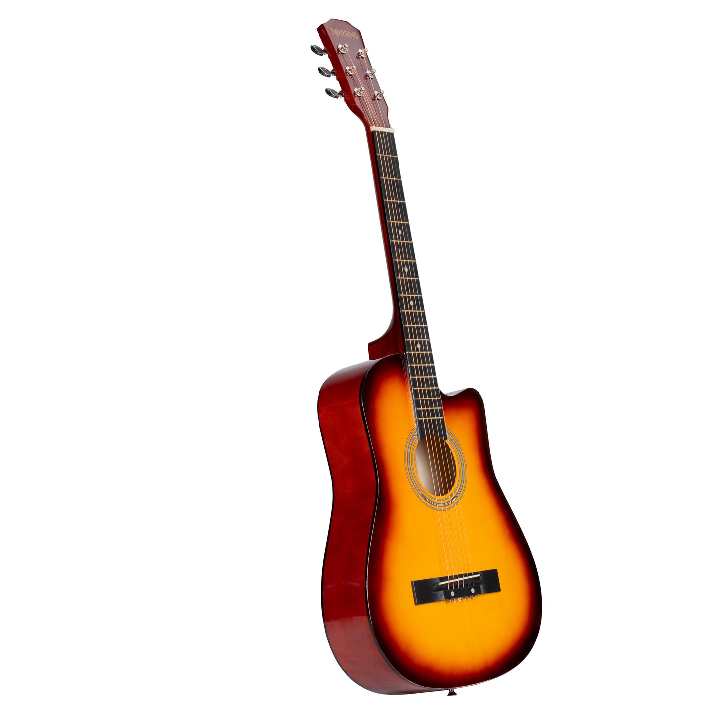 Torrins Beginner Series Acoustic Guitar: T38 -Sunburst | Glossy Finish