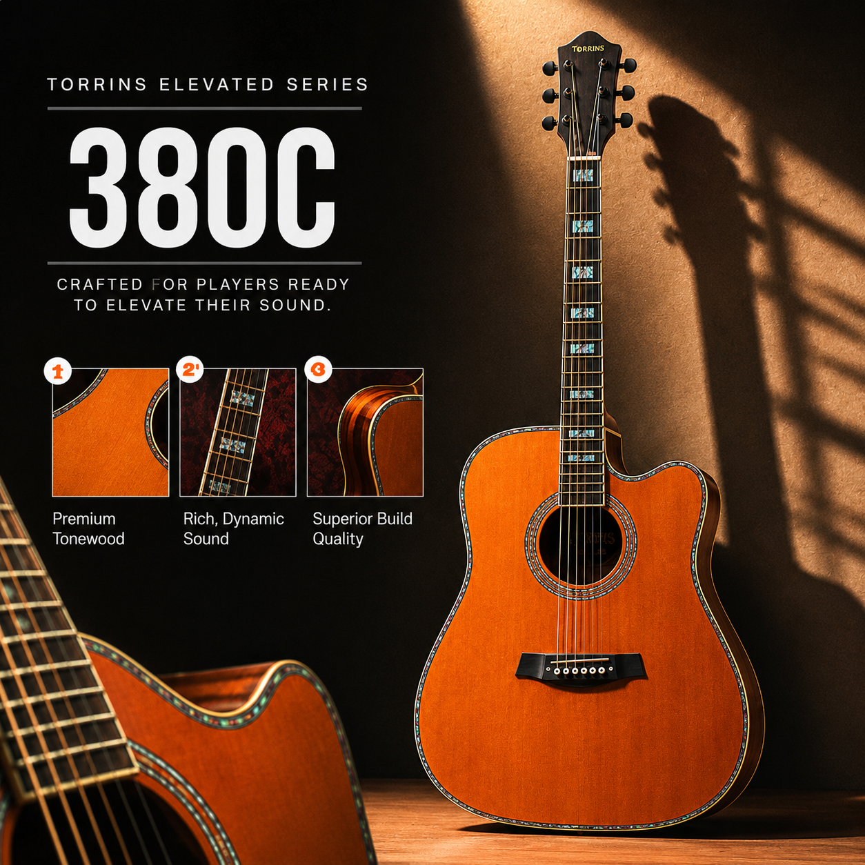 Torrins Elevate Series Guitar: 380C/380CE