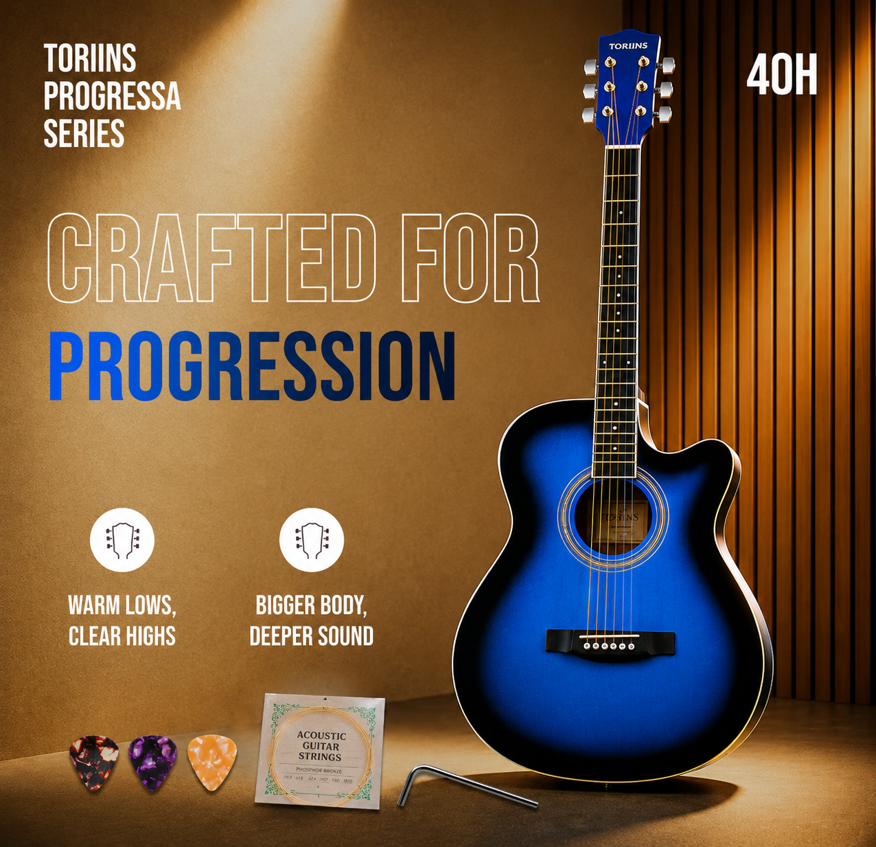 Torrins Progressa Series Guitar: 40H