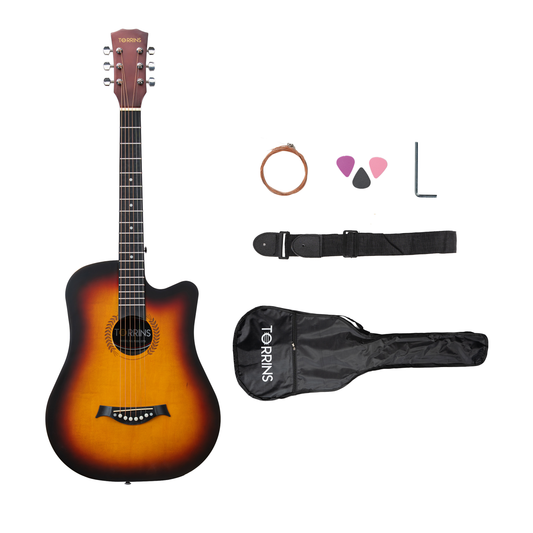 Torrins Spark Series Acoustic Guitar: N38C | Matte Finish