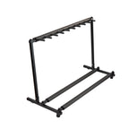 Torrins 9-Slot Universal Multi Guitar Rack Stand – Heavy-Duty Metal Floor Stand for Acoustic, Electric & Bass Guitars
