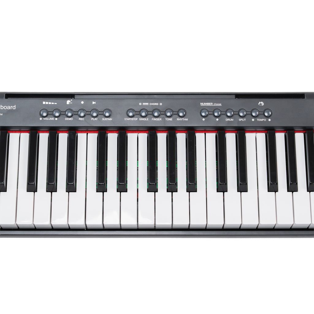 Novatone NT-100 61 Keys Musical Keyboard with 199 Tones, 199 Rhythms, 59 Demo Songs, Recording & LED Display