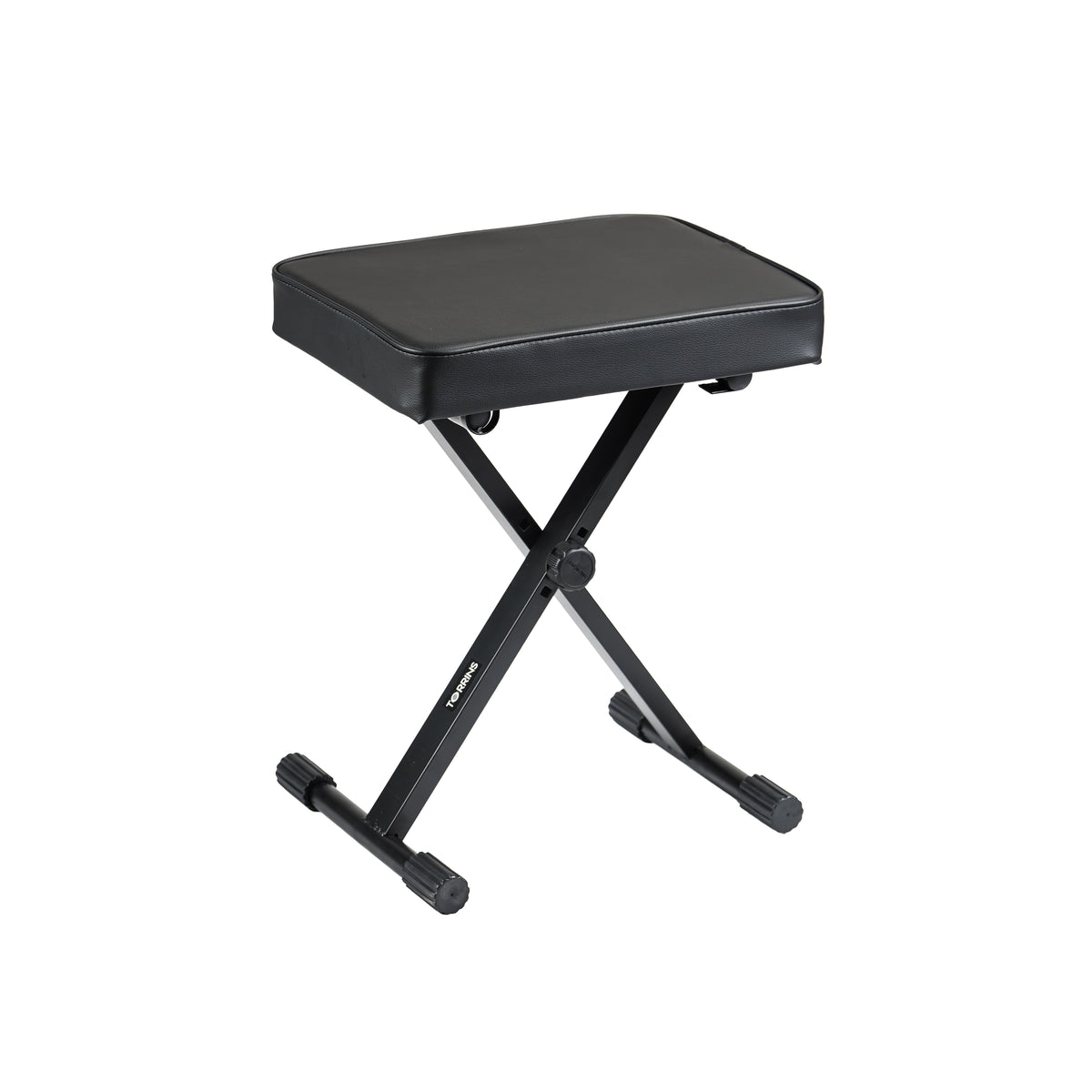 Torrins Adjustable Keyboard Bench – Padded Foldable X-Frame Piano Stool