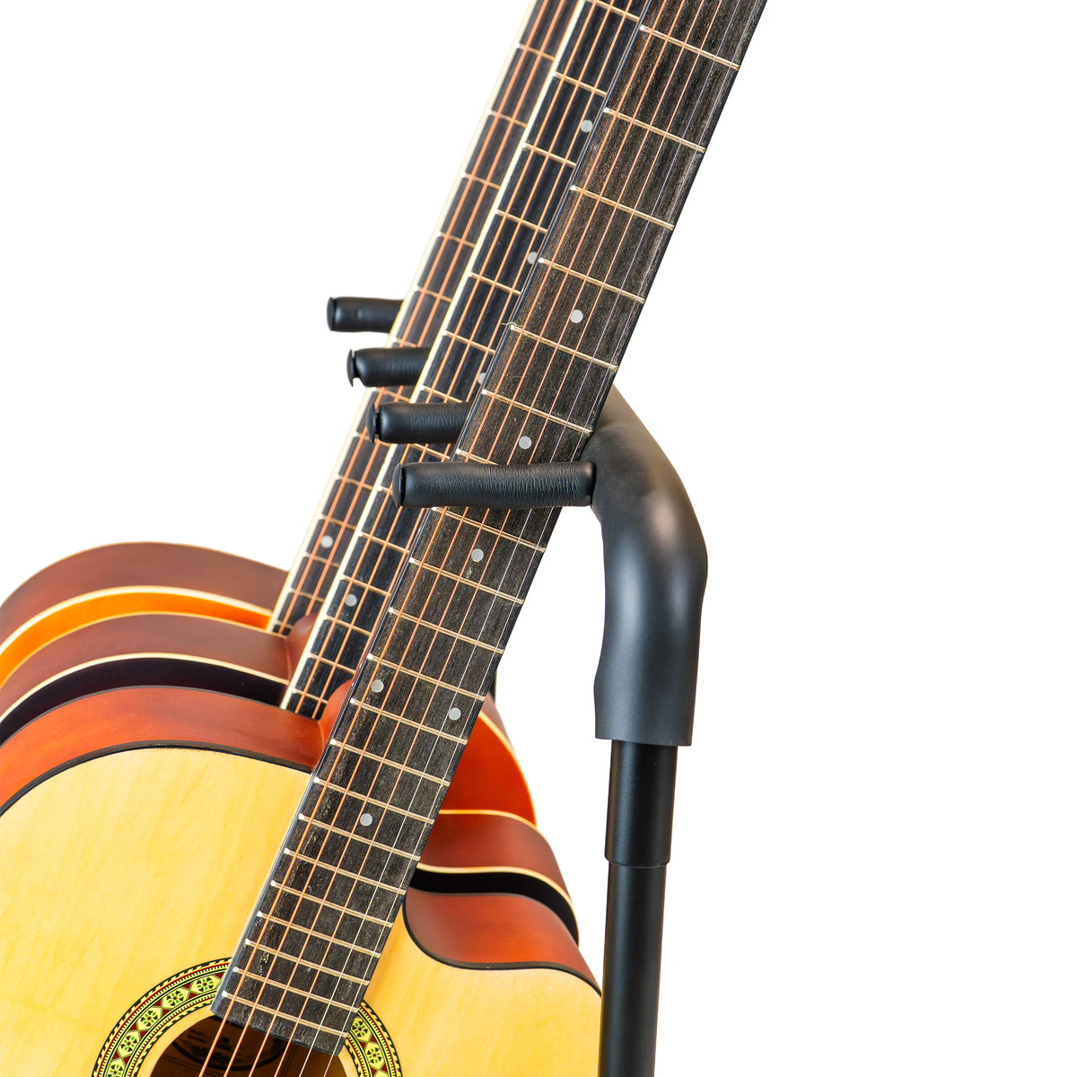 Torrins 3-Slot Universal Multi Guitar Rack Stand – Heavy-Duty Metal Floor Stand for Acoustic, Electric & Bass Guitars