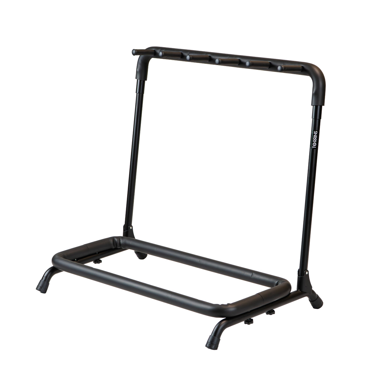 Torrins 5-Slot Universal Multi Guitar Rack Stand – Heavy-Duty Metal Floor Stand for Acoustic, Electric & Bass Guitars