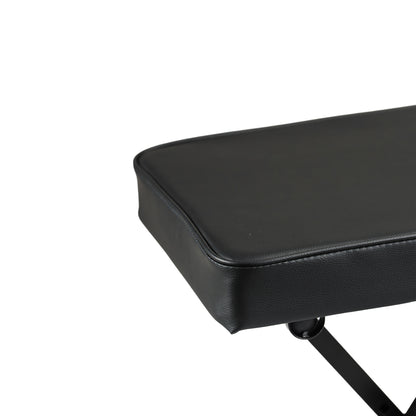 Torrins Adjustable Keyboard Bench – Padded Foldable X-Frame Piano Stool