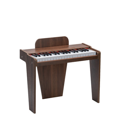 Torrins 37-Key Baby Digital Piano for Kids – Wooden Style Mini Keyboard with Headphone & Audio Input