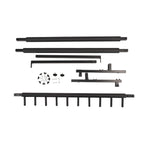 Torrins 9-Slot Universal Multi Guitar Rack Stand – Heavy-Duty Metal Floor Stand for Acoustic, Electric & Bass Guitars