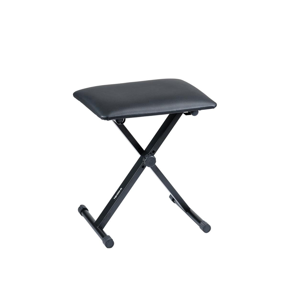 Torrins Adjustable Keyboard Bench – Padded Foldable X-Frame Piano Stool