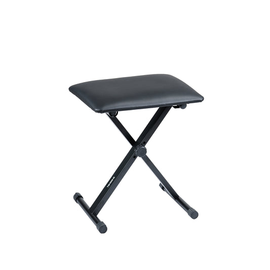 Torrins Adjustable Keyboard Bench – Padded Foldable X-Frame Piano Stool