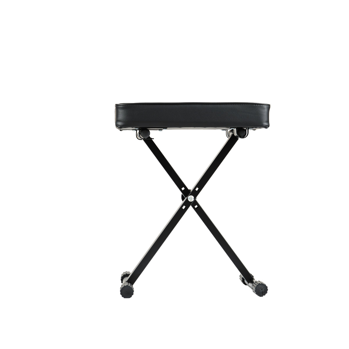 Torrins Adjustable Keyboard Bench – Padded Foldable X-Frame Piano Stool