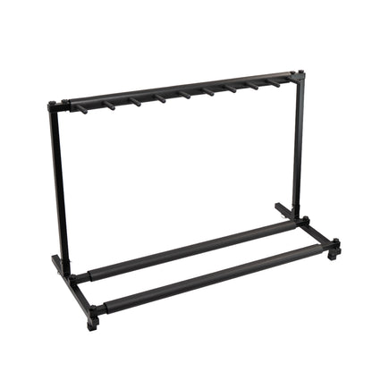 Torrins 9-Slot Universal Multi Guitar Rack Stand – Heavy-Duty Metal Floor Stand for Acoustic, Electric & Bass Guitars