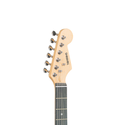 Torrins Spark Series Electric Guitar STA with Rosewood Fingerboard, 22 Frets, Basswood Body & Single Coil Pickups | For Beginners & Intermediate Players