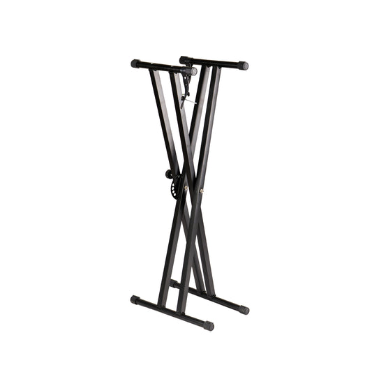 Torrins Heavy-Duty Double-Braced X-Style Adjustable Keyboard Stand