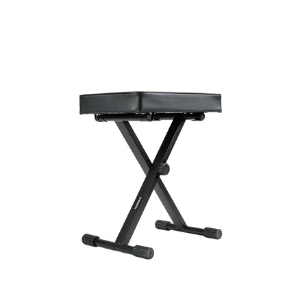 Torrins Premium Adjustable Keyboard Bench – Padded Foldable X-Frame