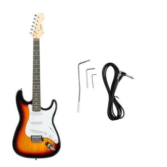 Torrins Spark Series Electric Guitar STA with Rosewood Fingerboard, 22 Frets, Basswood Body & Single Coil Pickups | For Beginners & Intermediate Players