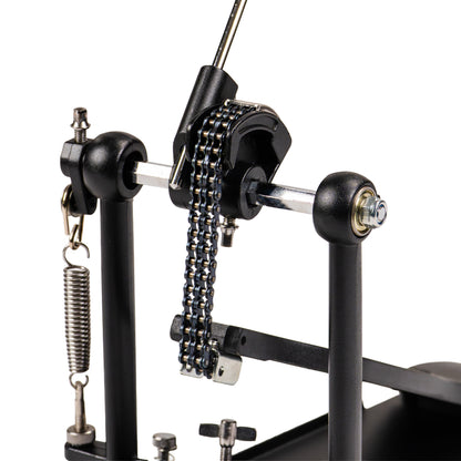 Single Bass Drum Pedal | Smooth Chain Drive, Adjustable Beater & Spring Tension | Heavy-Duty Metal Construction, Non-Slip Base | Fits Acoustic & Electronic Drum Kits