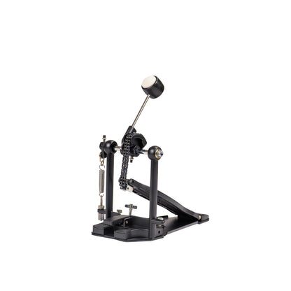Single Bass Drum Pedal | Smooth Chain Drive, Adjustable Beater & Spring Tension | Heavy-Duty Metal Construction, Non-Slip Base | Fits Acoustic & Electronic Drum Kits