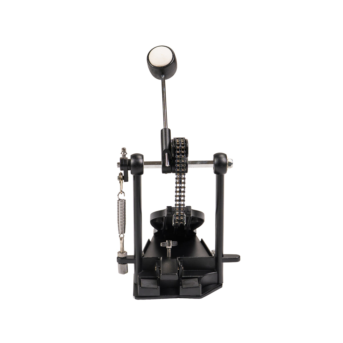 Single Bass Drum Pedal | Smooth Chain Drive, Adjustable Beater & Spring Tension | Heavy-Duty Metal Construction, Non-Slip Base | Fits Acoustic & Electronic Drum Kits