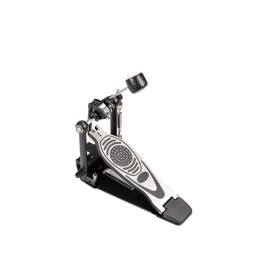 Single Bass Drum Pedal | Smooth Chain Drive, Adjustable Beater & Spring Tension | Heavy-Duty Metal Construction, Non-Slip Base | Fits Acoustic & Electronic Drum Kits
