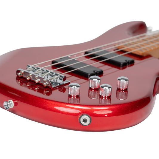 Torrins Progressa Series Bass Guitar with H-H Pickup | Available in Black, Sunburst, Blue and Red Color