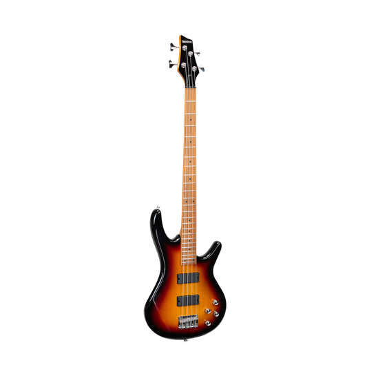 Torrins Bass Guitar with H-H Pickup | Available in Black, Sunburst, Blue and Red Color