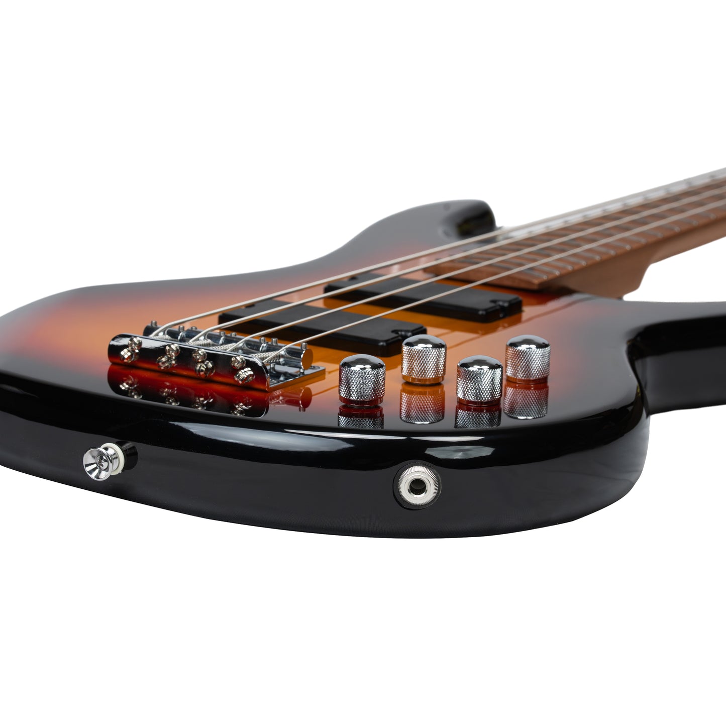 Torrins Progressa Series Bass Guitar with H-H Pickup | Available in Black, Sunburst, Blue and Red Color
