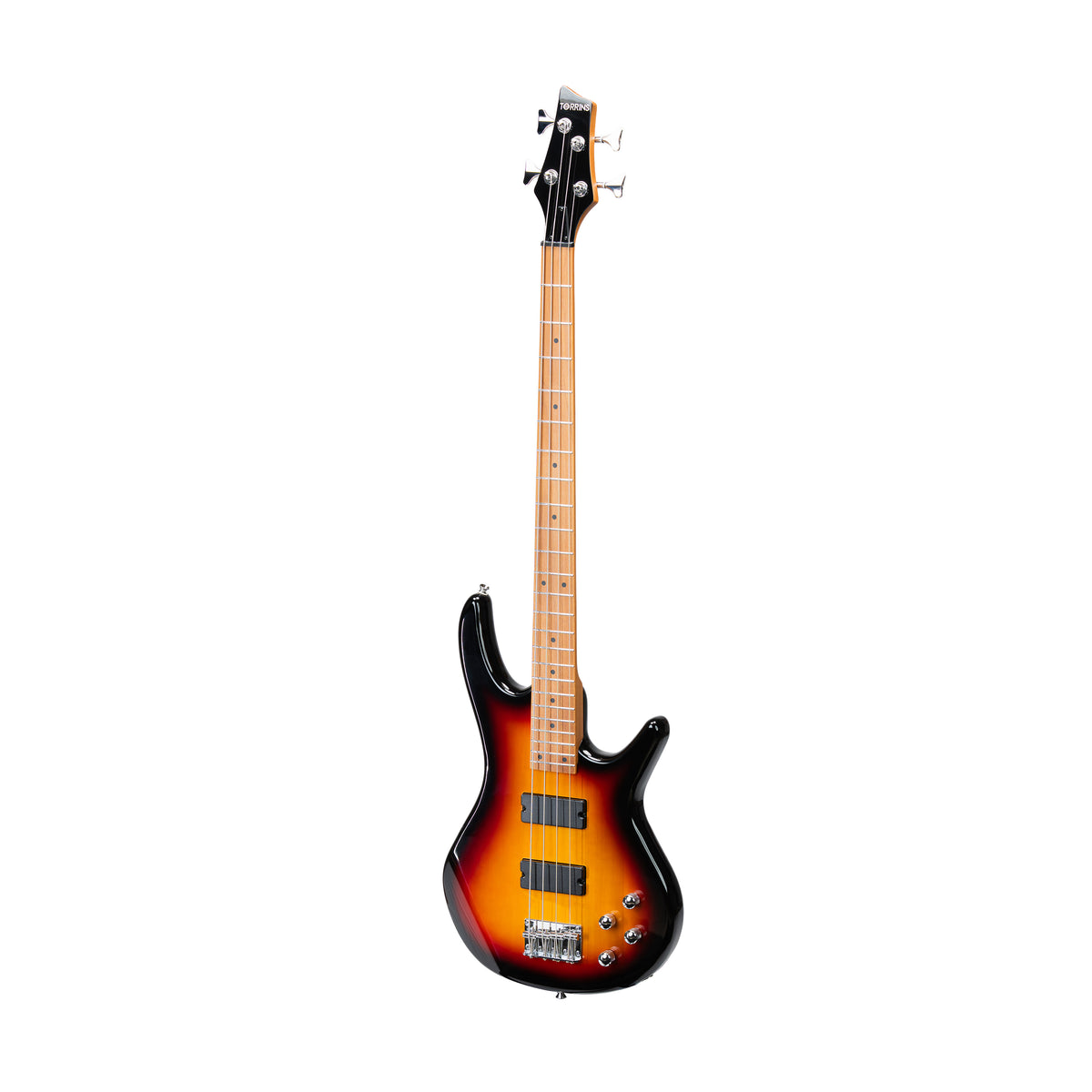 Torrins Progressa Series Bass Guitar with H-H Pickup | Available in Black, Sunburst, Blue and Red Color