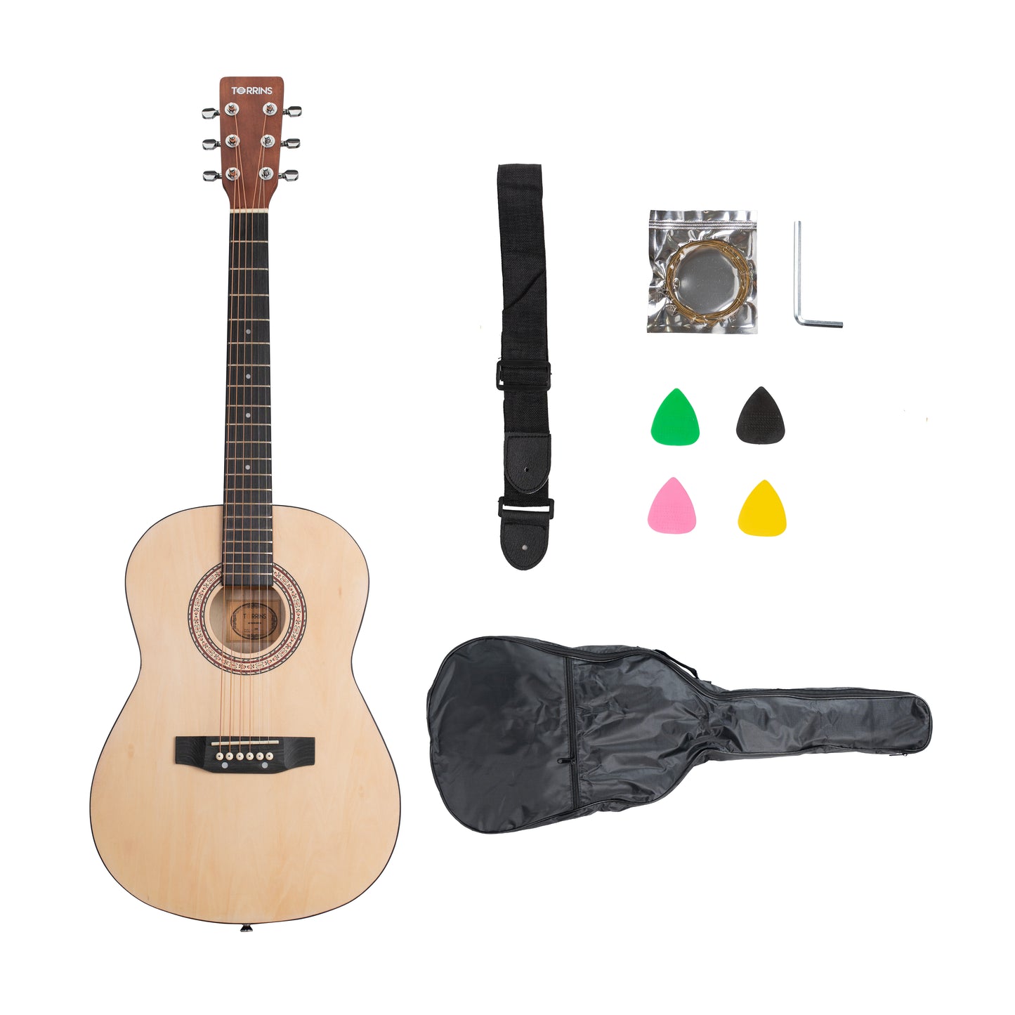 Torrins Beginner Series Acoustic Guitar: C36 (Beige)