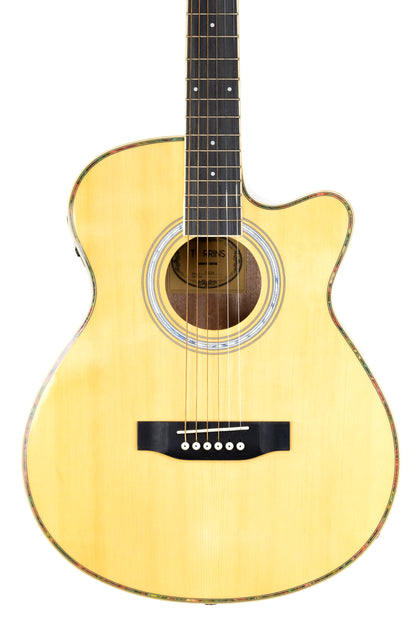Torrins Semi-Acoustic Guitar - 30C/31C, 6-String Mahogany Guitar with Scientific Wood Fretboard