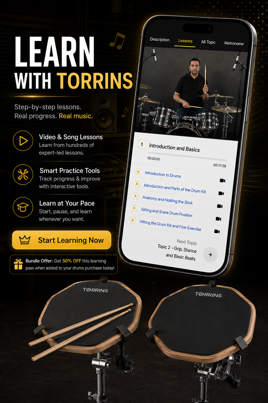 Torrins Music Learning Pass