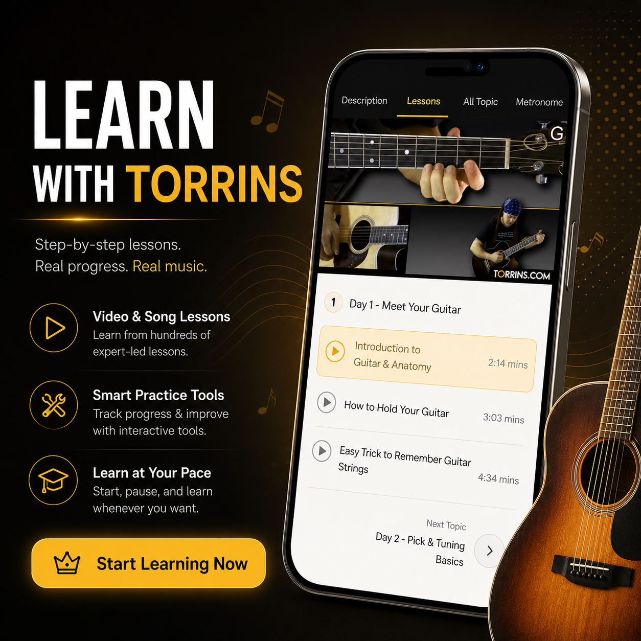 Torrins Music Learning Pass