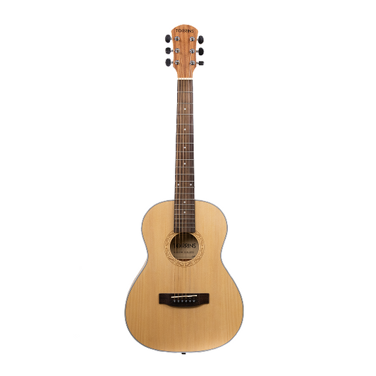 Torrins Natural Wood 36-Inch Acoustic Guitar, Sapele Spruce Rosewood, Right Hand, 6 Strings, TOR - 3650