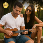 Torrins Progressa Series Mahogany Ukulele, 24 Inch, Brown Matte Finish