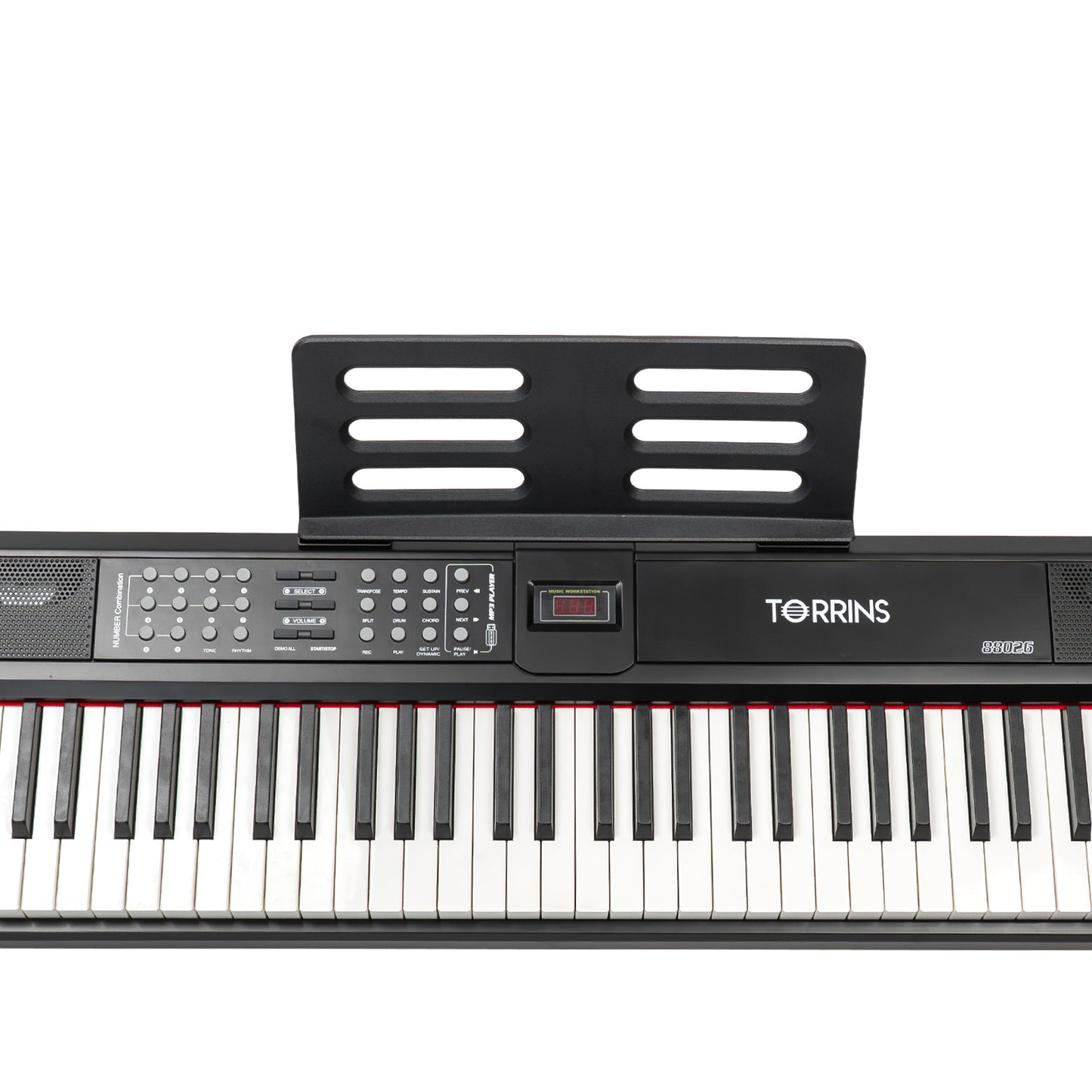 Torrins 88 Keys Digital Keyboard Piano (88026) with Bluetooth, MIDI, USB & Record Function – Multi-Function Electronic Keyboard for Beginners to Advanced Players