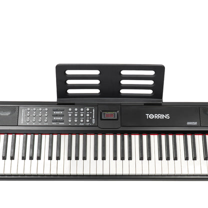 Torrins 88 Keys Digital Keyboard Piano (88026) with Bluetooth, MIDI, USB & Record Function – Multi-Function Electronic Keyboard for Beginners to Advanced Players