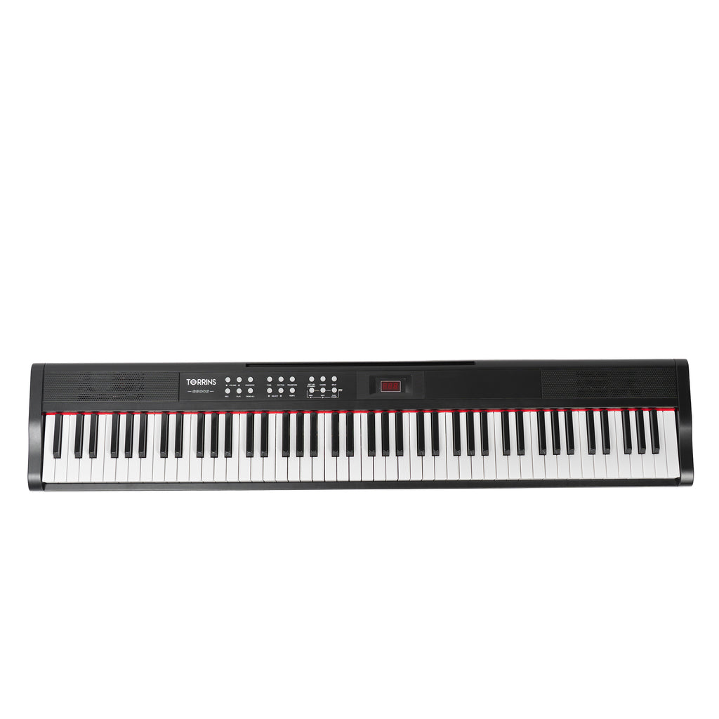 Torrins 88 Keys Multi-Function Digital Piano Keyboard| 88045 | 900 Tones, 700 Rhythm, 110 Demo Songs, Bluetooth, USB, MIDI | Ideal for Beginners & Hobby Players