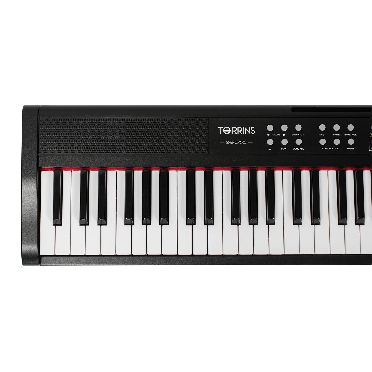Torrins 88 Keys Multi-Function Digital Piano Keyboard| 88045 | 900 Tones, 700 Rhythm, 110 Demo Songs, Bluetooth, USB, MIDI | Ideal for Beginners & Hobby Players