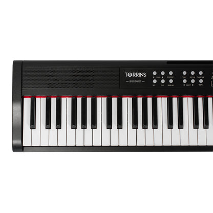 Torrins 88 Keys Multi-Function Digital Piano Keyboard| 88045 | 900 Tones, 700 Rhythm, 110 Demo Songs, Bluetooth, USB, MIDI | Ideal for Beginners & Hobby Players