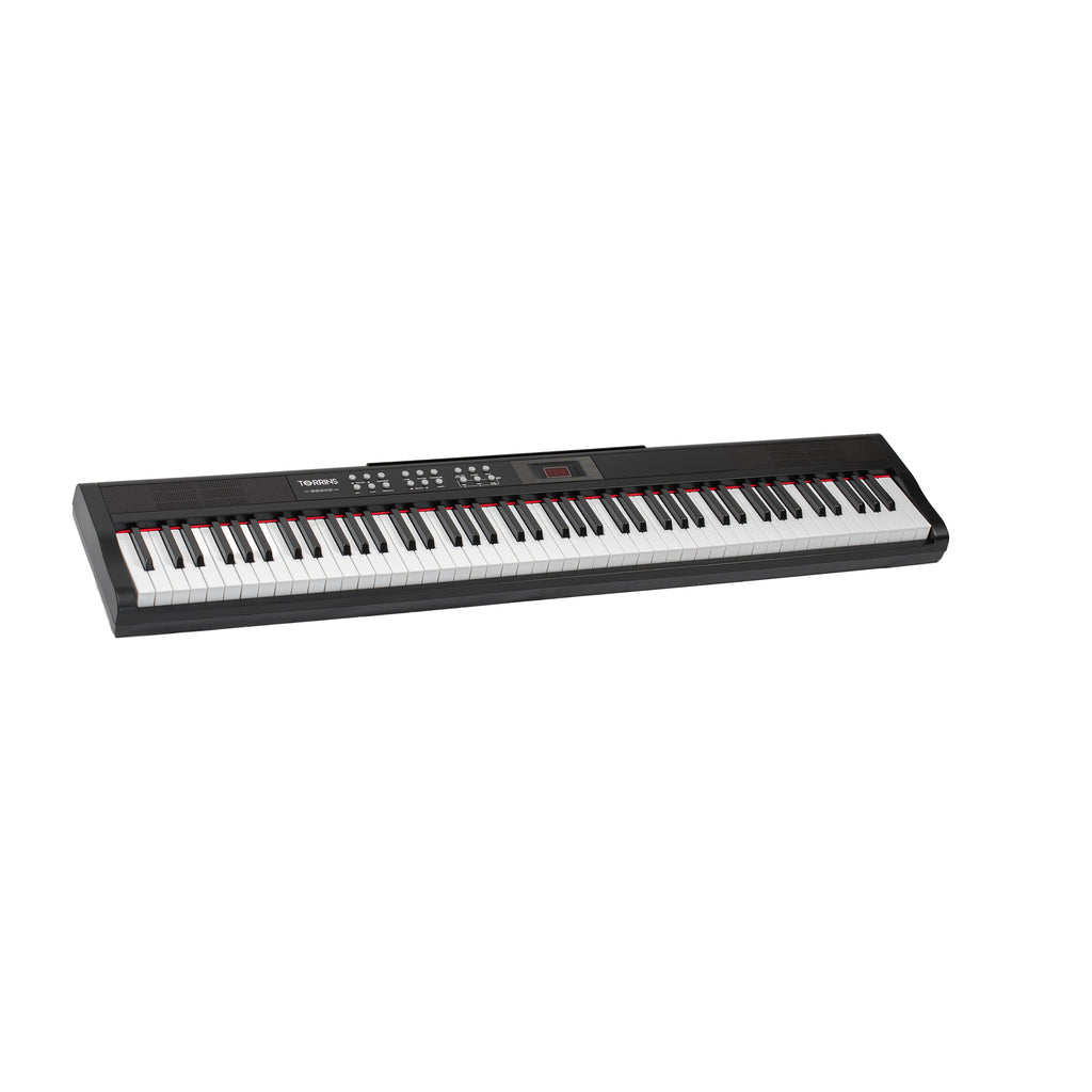 Torrins 88 Keys Multi-Function Digital Piano Keyboard| 88045 | 900 Tones, 700 Rhythm, 110 Demo Songs, Bluetooth, USB, MIDI | Ideal for Beginners & Hobby Players