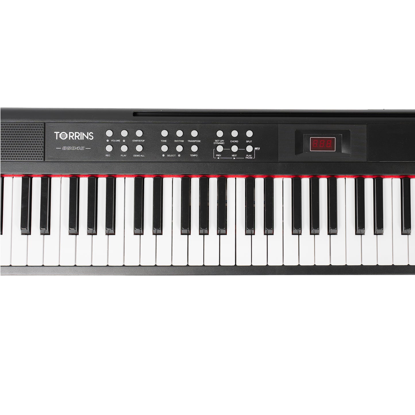 Torrins 88 Keys Multi-Function Digital Piano Keyboard| 88045 | 900 Tones, 700 Rhythm, 110 Demo Songs, Bluetooth, USB, MIDI | Ideal for Beginners & Hobby Players