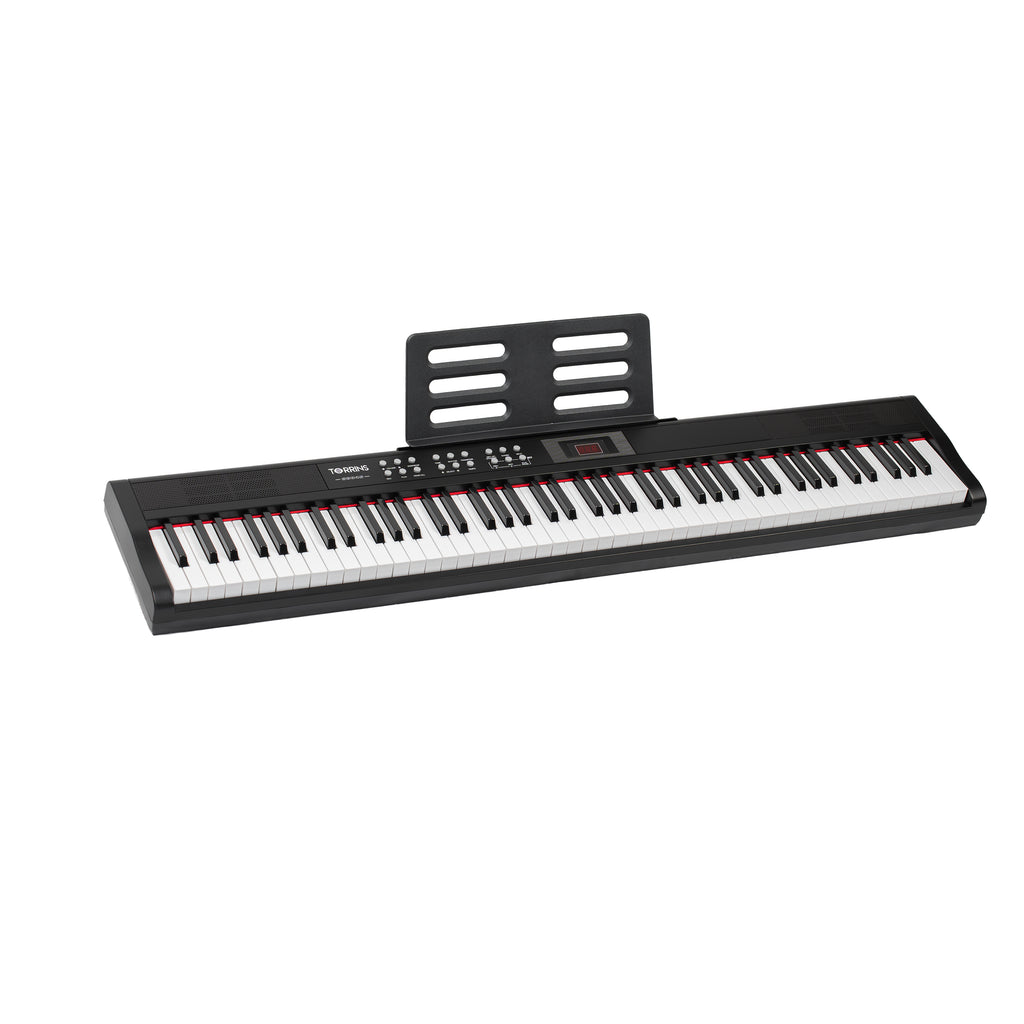 Torrins 88 Keys Multi-Function Digital Piano Keyboard| 88045 | 900 Tones, 700 Rhythm, 110 Demo Songs, Bluetooth, USB, MIDI | Ideal for Beginners & Hobby Players