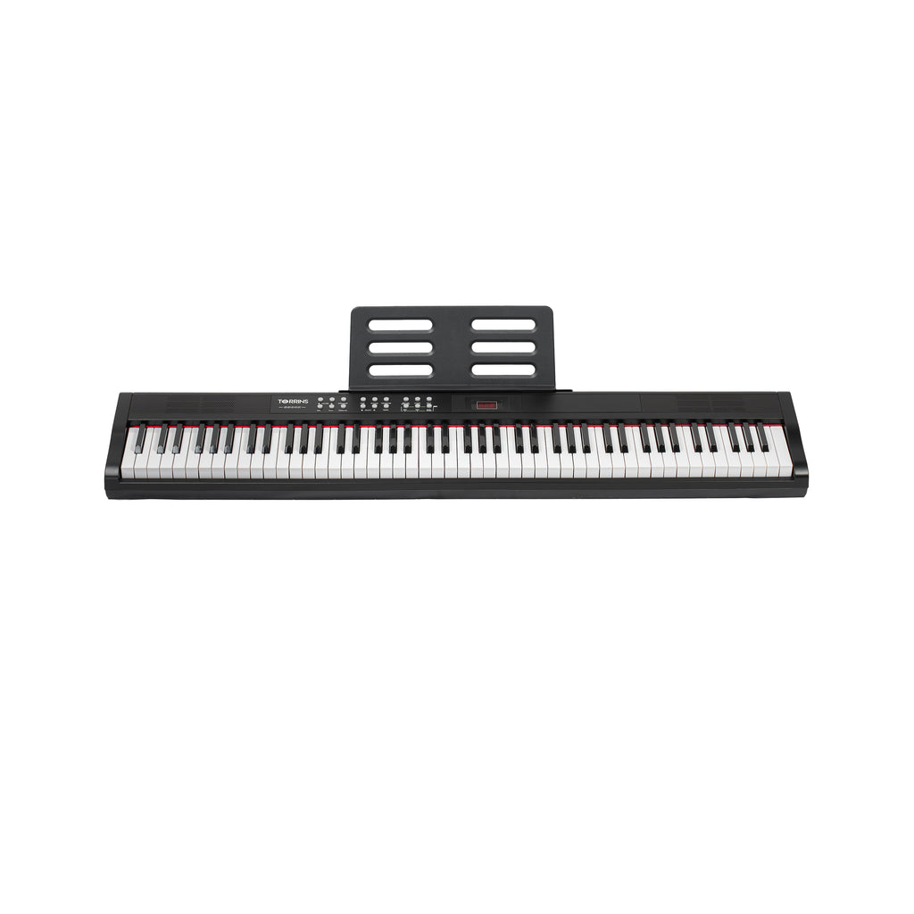 Torrins 88 Keys Multi-Function Digital Piano Keyboard| 88045 | 900 Tones, 700 Rhythm, 110 Demo Songs, Bluetooth, USB, MIDI | Ideal for Beginners & Hobby Players