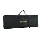 Torrins 61-Key Keyboard Gig Bag – Water-resistant Keyboard Carry Case with Backpack Straps & Accessory Pocket