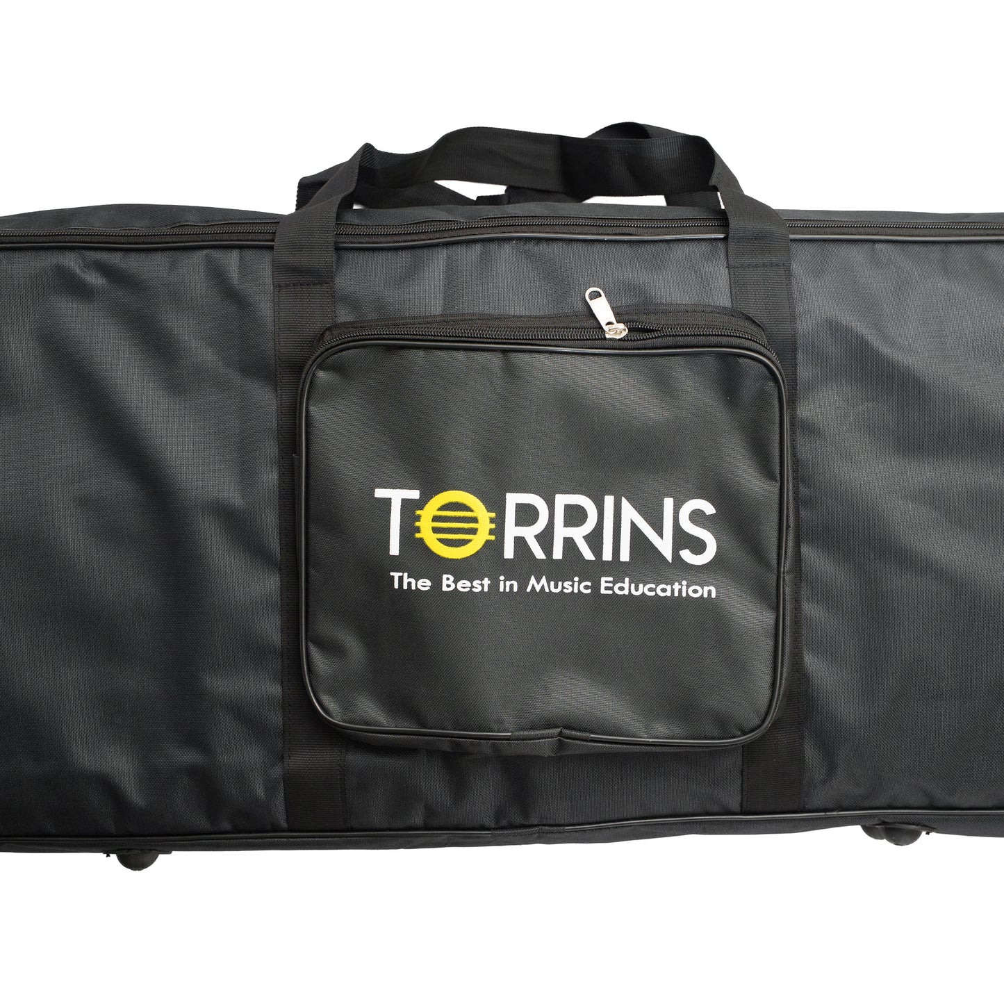 Torrins 61-Key Keyboard Gig Bag – Water-resistant Keyboard Carry Case with Backpack Straps & Accessory Pocket
