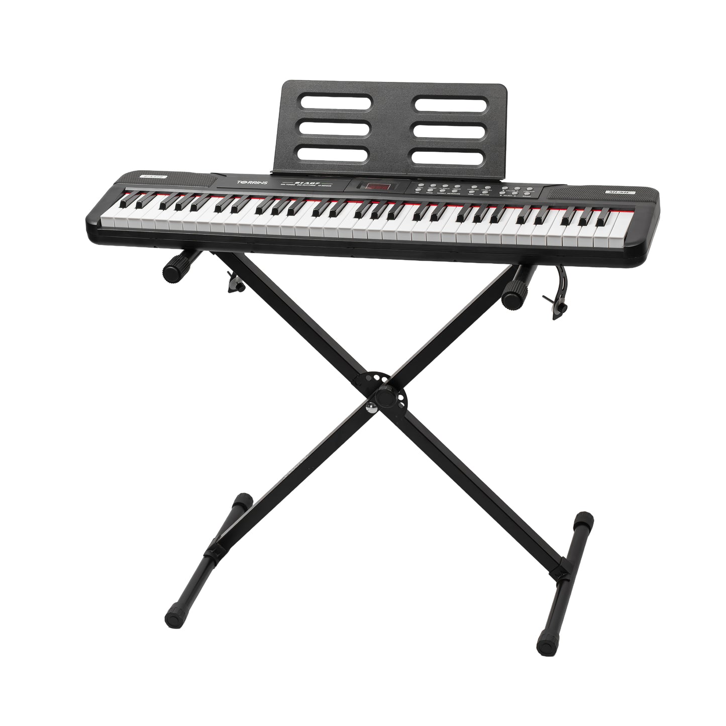 Torrins 61 Keys Keyboard for Beginners with Mic | MQ61A07