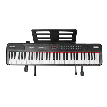Torrins 61 Keys Keyboard for Beginners with Mic | MQ61A07