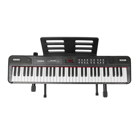 Torrins 61 Keys Keyboard for Beginners with Mic | MQ61A07